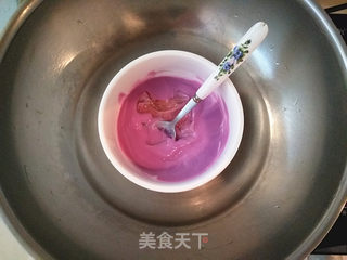 紫薯渐变布丁杯的做法步骤:9