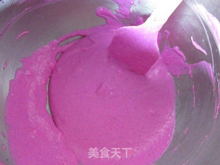 #ACA第四届烘焙大赛#造色情怀# 火龙果冰激凌的做法步骤:8