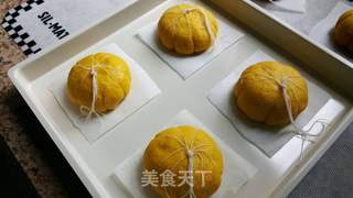 #ACA第四届烘焙大赛#造色情怀 黄色南瓜面包的做法步骤:15