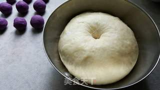 #ACA第四届烘焙大赛#造色情怀 紫薯花朵面包的做法步骤:8