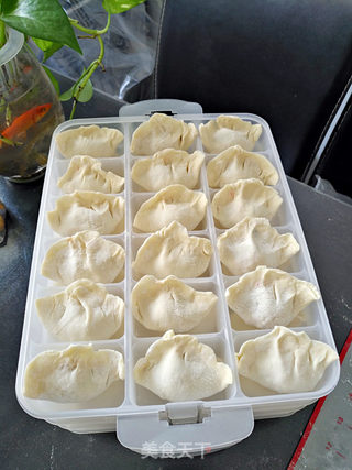 鲜笋水饺的做法步骤:6