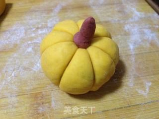 南瓜豆沙包的做法步骤：10