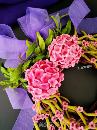 #ACA第四届烘焙大赛#造色情怀 绣球花环饼干的做法步骤:27