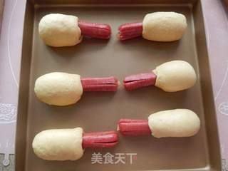 #ACA第四届烘焙大赛#造色情怀 章鱼面包的做法步骤:11