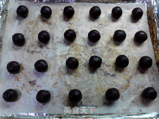 #ACA第四届烘焙大赛#造色情怀 可可酥球的做法步骤:8