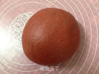 #ACA第四届烘焙大赛#造色情怀 “中国红”蒸面包的做法步骤：6