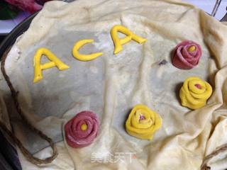 #ACA第四届烘焙大赛#造色情怀 “中国红”蒸面包的做法步骤：15