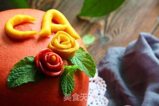 #ACA第四届烘焙大赛#造色情怀 “中国红”蒸面包的做法步骤：17