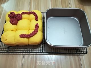 #ACA第四届烘焙大赛#造色情怀 南瓜椰蓉面包(无油版)的做法步骤:24