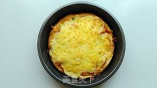 “#ACA第四届烘焙大赛#造色情怀 鸡肉披萨的做法步骤:11