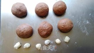 #ACA第四届烘焙大赛#造色情怀 帽子流沙面包的做法步骤:9