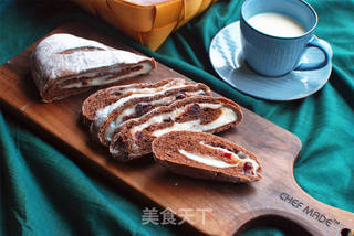 #ACA第四届烘焙大赛#造色情怀【可可麻薯软欧】的做法步骤:11