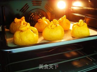 “#ACA第四届烘焙大赛#造色情怀”福袋小面包的做法步骤:20