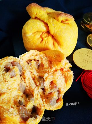 “#ACA第四届烘焙大赛#造色情怀”福袋小面包的做法步骤:24