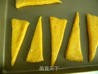 #ACA第四届烘焙大赛#造色情怀 南瓜巧克力宝扇饼干的做法步骤:8