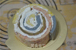 #ACA第四届烘焙大赛#造色情怀 菜汁旋涡蛋糕的做法步骤:24