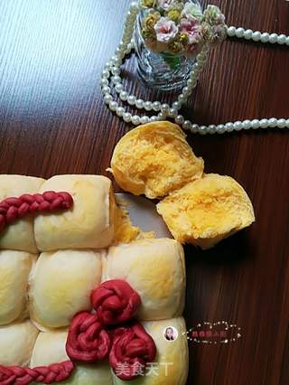 #ACA第四届烘焙大赛#造色情怀 南瓜椰蓉面包(无油版)的做法步骤:26