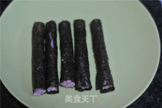 #ACA第四届烘焙大赛#造色情怀 花朵寿司的做法步骤:11