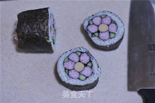 #ACA第四届烘焙大赛#造色情怀 花朵寿司的做法步骤:22