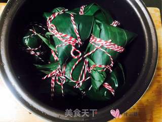 甜粽-红豆粽的做法步骤:11