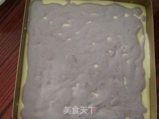 紫薯炫彩蛋糕卷的做法步骤:10