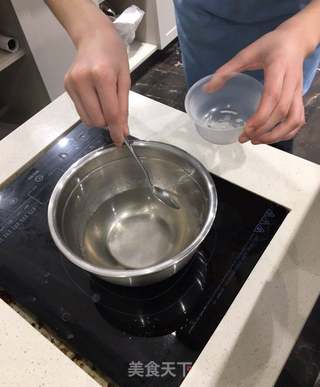 樱花水信玄饼的做法步骤:4