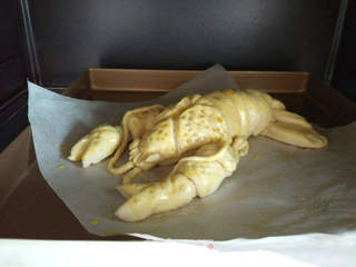 #ACA第四届烘焙大赛#造色情怀 趣味龙虾面包的做法步骤:14