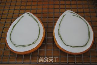 #ACA第四届烘焙大赛#造色情怀 花环糖霜饼干的做法步骤:19