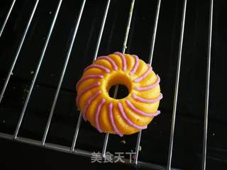#ACA第四届烘焙大赛#造色情怀 帽子小米蛋糕的做法步骤:14