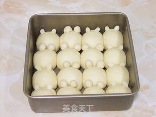 #ACA第四届烘焙大赛#造色情怀 挤挤小面包的做法步骤:8