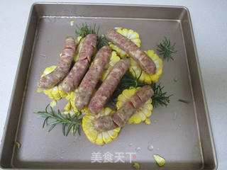 #ACA第四届烘焙大赛#造色情怀 花式烤肠的做法步骤:4