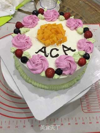 #ACA第四届烘焙大赛#造色情怀 玫瑰花漩涡蛋糕的做法步骤:23
