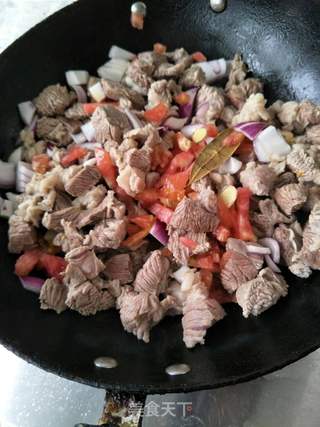 土豆胡萝卜炖牛腩的做法步骤:5