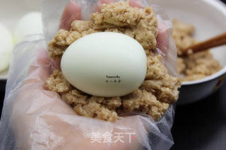 #ACA第四届烘焙大赛#造色情怀 酥肉烤包蛋的做法步骤:5