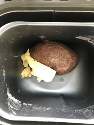 可可麻薯软欧的做法步骤：3