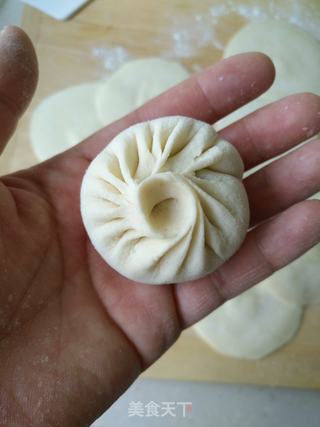 茴香肉包的做法步骤:8