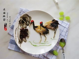 #国画风趣味餐盘画的做法图解12