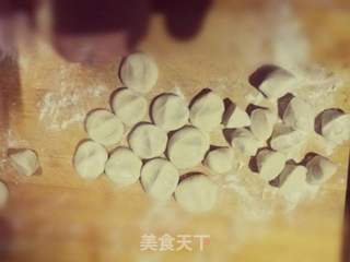 韭菜鸡蛋香干香菇粉条饺子的做法步骤：4