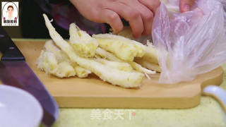 正宗韩式煎沙参的做法步骤：4