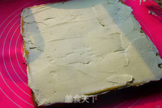 抹茶漩涡蛋糕的做法步骤:19