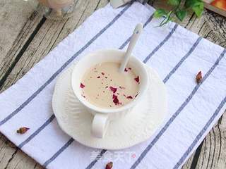 玫瑰花奶茶的做法步骤:5