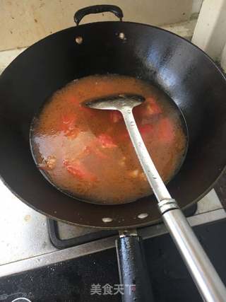 西红柿肉丝面的做法步骤:7