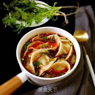 酸汤水饺的做法步骤:7
