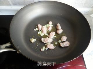蒜香黑椒意面的做法步骤:7