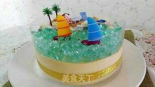酸奶慕斯蛋糕(6寸)的做法步骤:32