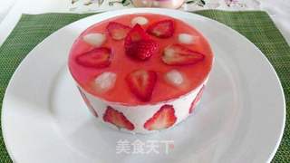 酸奶慕斯蛋糕(6寸)的做法步骤:33