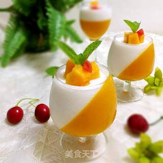芒果酸奶慕斯杯的做法步骤:12