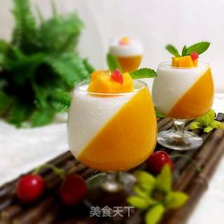 芒果酸奶慕斯杯的做法步骤:13