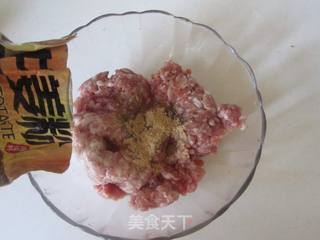 瓠子肉馅生煎包的做法步骤:3
