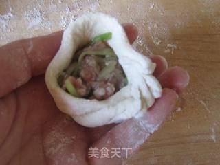 瓠子肉馅生煎包的做法步骤:12